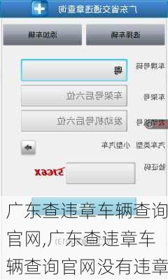 广东查违章车辆查询官网,广东查违章车辆查询官网没有违章