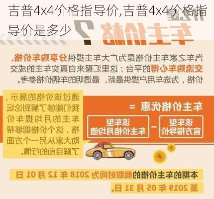 吉普4x4价格指导价,吉普4x4价格指导价是多少