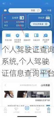 个人驾驶证查询系统,个人驾驶证信息查询平台