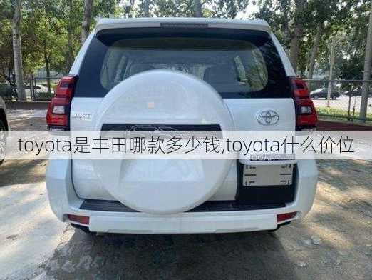 toyota是丰田哪款多少钱,toyota什么价位