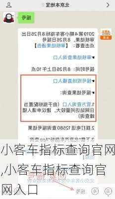 小客车指标查询官网,小客车指标查询官网入口