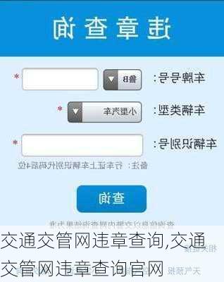 交通交管网违章查询,交通交管网违章查询官网