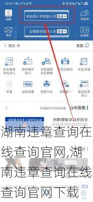 湖南违章查询在线查询官网,湖南违章查询在线查询官网下载