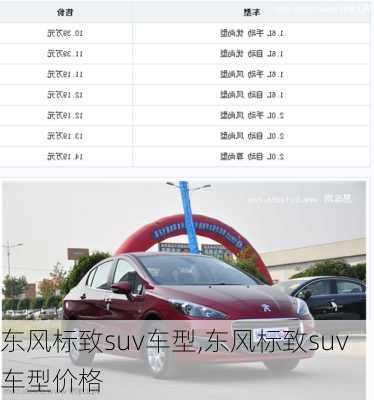 东风标致suv车型,东风标致suv车型价格