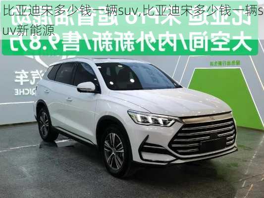 比亚迪宋多少钱一辆suv,比亚迪宋多少钱一辆suv新能源