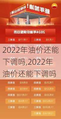 2022年油价还能下调吗,2022年油价还能下调吗