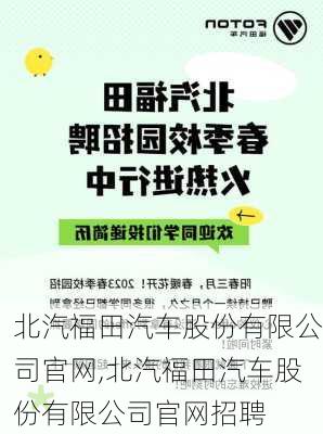 北汽福田汽车股份有限公司官网,北汽福田汽车股份有限公司官网招聘