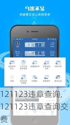 121123违章查询,121123违章查询交费