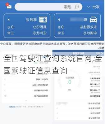 全国驾驶证查询系统官网,全国驾驶证信息查询