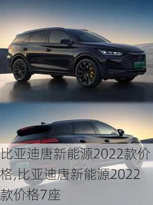 比亚迪唐新能源2022款价格,比亚迪唐新能源2022款价格7座