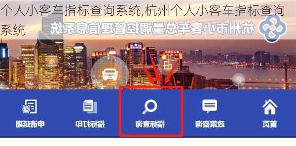 个人小客车指标查询系统,杭州个人小客车指标查询系统