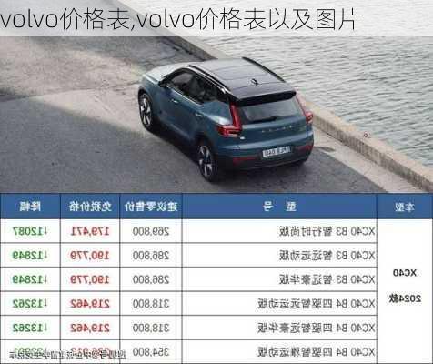 volvo价格表,volvo价格表以及图片