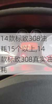 14款标致308油耗15个以上,14款标致308真实油耗