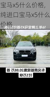 宝马x5什么价格,纯进口宝马x5什么价格