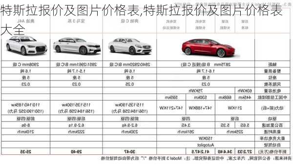 特斯拉报价及图片价格表,特斯拉报价及图片价格表大全