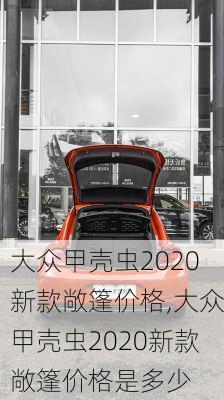 大众甲壳虫2020新款敞篷价格,大众甲壳虫2020新款敞篷价格是多少